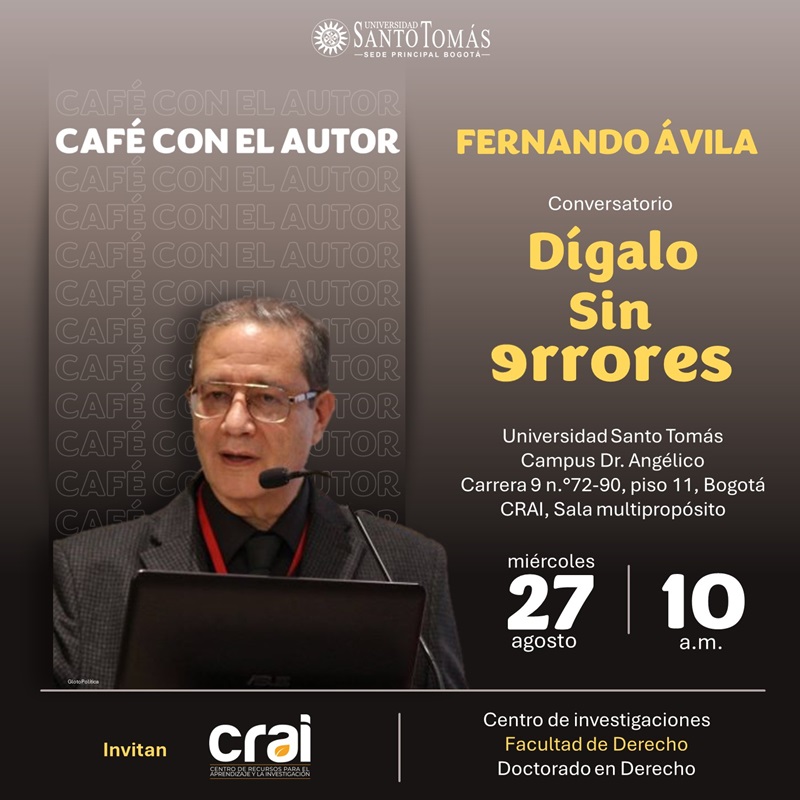 Noticia Cafe con el autor 27 agosto 2025 10 am